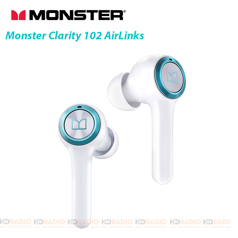 Tai Nghe Monster Clarity 102 AirLinks (Không Dây, Chống Ồn, Pin 6 Giờ, IPX5, Bluetooth 5.0)-1