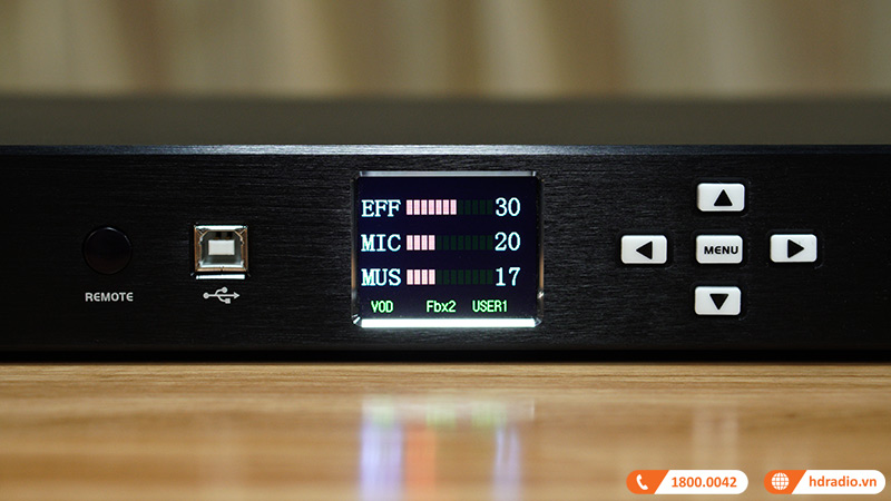 Vang Số JKaudio X6000 Plus, Chống Hú Rít, 6CH, Chip DSP mới-4