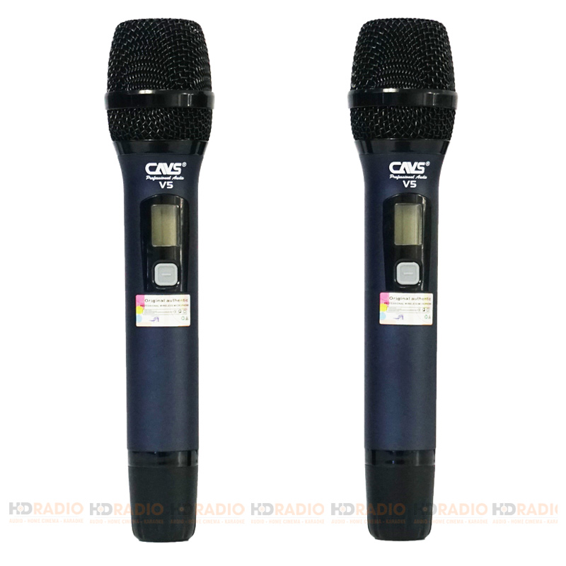 Micro Không Dây CAVS V5, Cảm biến tự ngắt, Chống hú-2