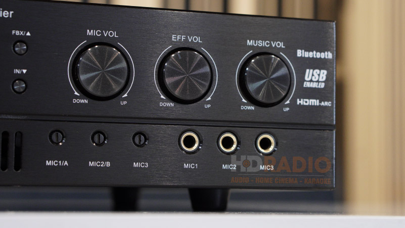 Amply Boston BA300 (Công Suất 600W/2 Kênh, Bluetooth, DSP chống hú, 12,8Kg)-6