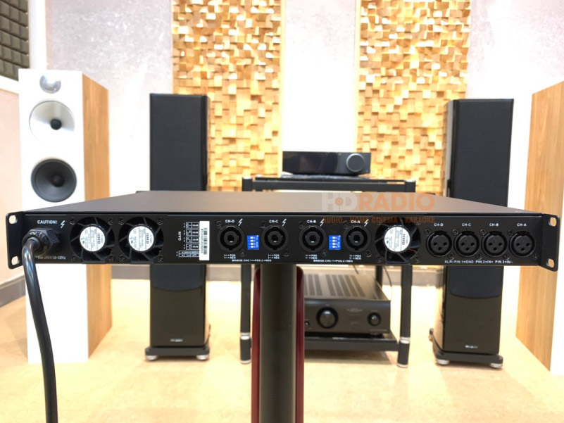 Cục đẩy Wharfedale DP4065, 650W x 4 Kênh-8