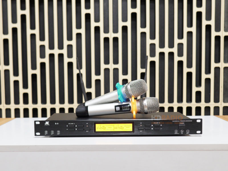 Micro không dây JKAudio B9, Cảm biết gia tốc, Cảm biến tự ngắt, Dò sóng sạch-1