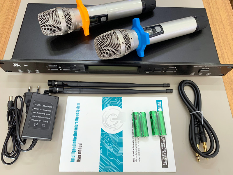 Micro không dây JKAudio B9, Cảm biết gia tốc, Cảm biến tự ngắt, Dò sóng sạch-10