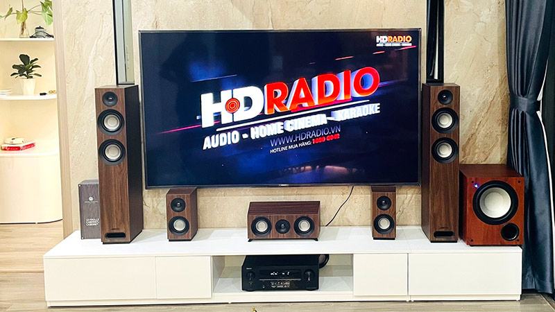 Dàn xem phim 5.1 Denon, Jamo AT13 (Denon X550BT + Jamo S807 HCS HCS + C910)-2