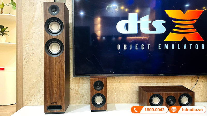 Dàn xem phim 5.1 Denon, Jamo AT13 (Denon X550BT + Jamo S807 HCS HCS + C910)-5