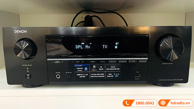 Dàn xem phim 5.1 Denon, Jamo AT13 (Denon X550BT + Jamo S807 HCS HCS + C910)-8