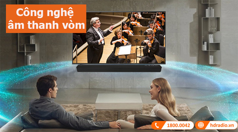 Loa soundbar Sony HT-S100F, 2.1 Kênh, Công Suất 120W, Bluetooth, Optical, HDMI ARC-5