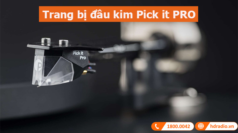 Đầu Đĩa Than Pro-Ject Debut Pro, Hộp mực MM Pick it PRO, RCA (33, 45, 78 RPM)-5