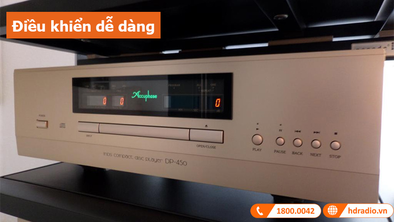 Đầu CD Accuphase DP450, OPTICAL, COAXIAL (Hỗ trợ CD, SACD, CD-R/-RW, DVD-R/-RW/+R/+RW)-5