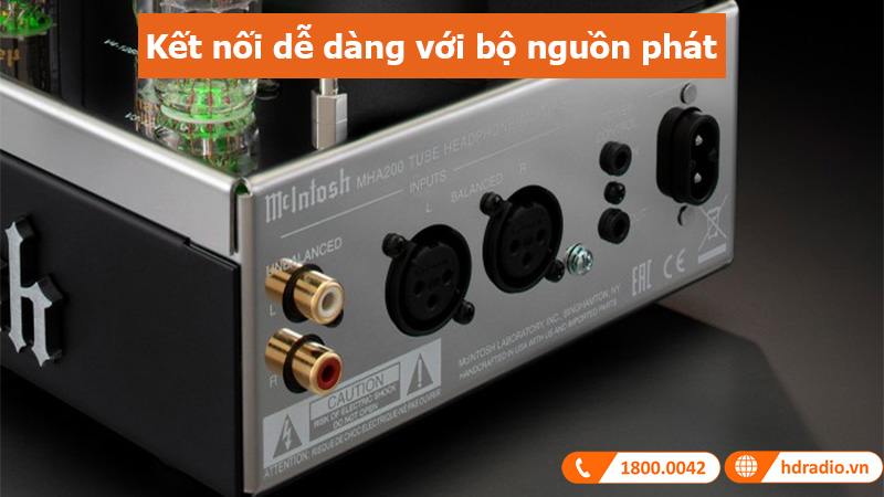 Headphone Amply đèn McIntosh MHA200-6