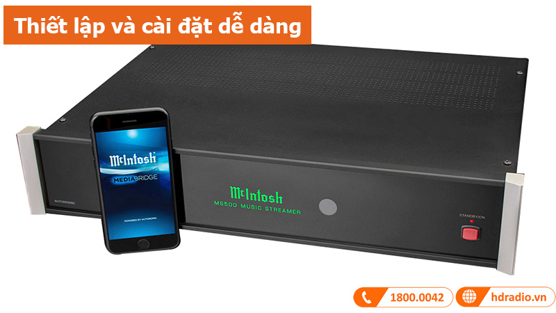 Streaming Audio Player + Music Server McIntosh MS500, Hỗ trợ quản lý nhạc số, Ethernet-10