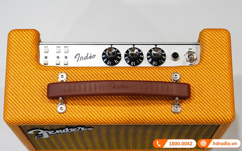Loa Fender Indio 2 Tweed Chính Hãng, Công Suất 60W, Pin 25h, Bluetooth 4.2, AUX-9