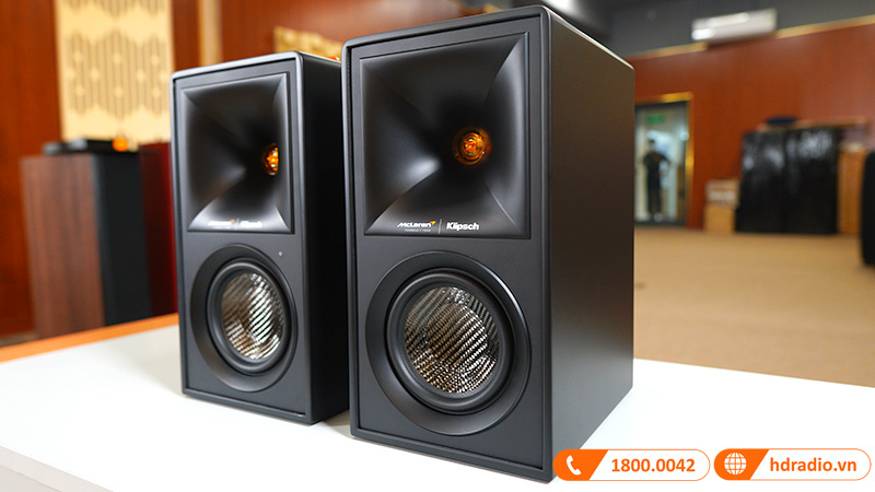 Loa Klipsch The Fives McLaren Edition, 160W, Bluetooth, AUX, RCA, Optical, USB, HDMI ARC-3
