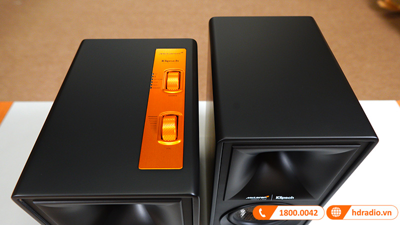 Loa Klipsch The Fives McLaren Edition, 160W, Bluetooth, AUX, RCA, Optical, USB, HDMI ARC-16