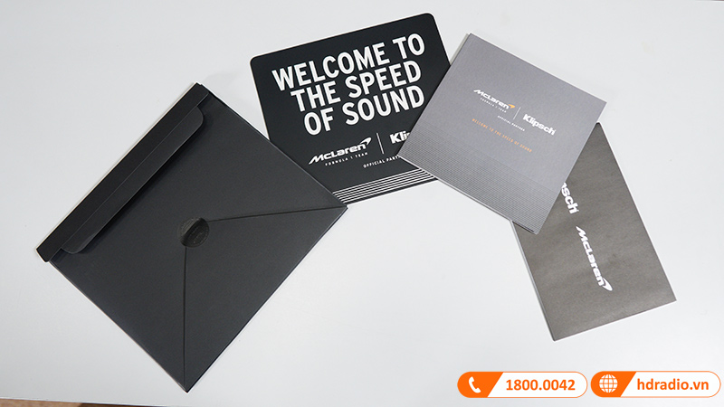 Loa Klipsch The Fives McLaren Edition, 160W, Bluetooth, AUX, RCA, Optical, USB, HDMI ARC-21