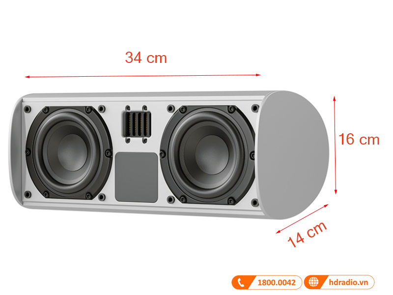 Loa Piega Ace Center Wireless (Độ nhạy 87dB, Tần số 35Hz-25KHz)-2