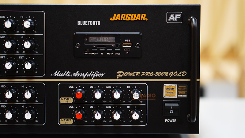 Amply Jarguar PRO 506N GOLD AF (1800W/4 Kênh, Bluetooth, 20.3Kg)-2