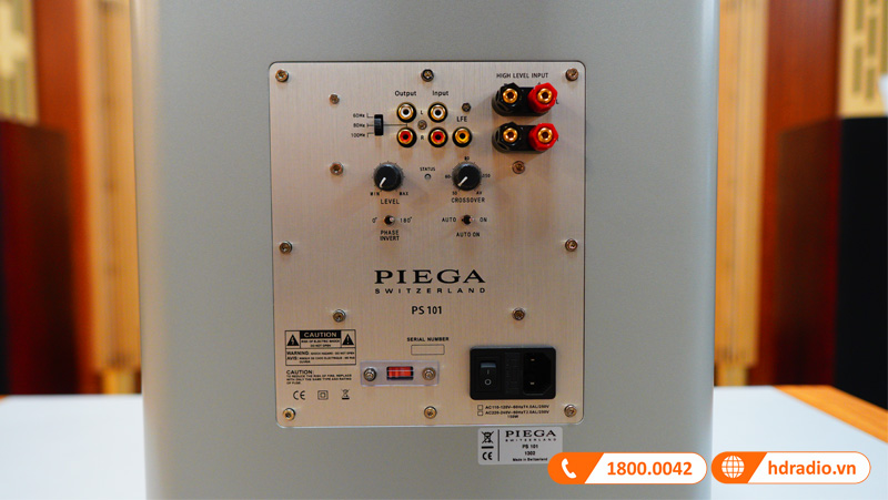 Loa Sub Piega PS 101, Sub điện, Công suất 150W, Bass 22cm x 2-11