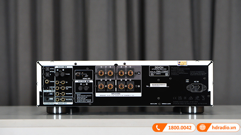 Amply Denon PMA-1700NE (2 Kênh, 140W/Kênh, Optical, CD, Phono)-9