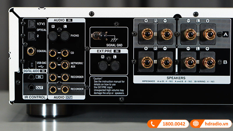 Amply Denon PMA-1700NE (2 Kênh, 140W/Kênh, Optical, CD, Phono)-10