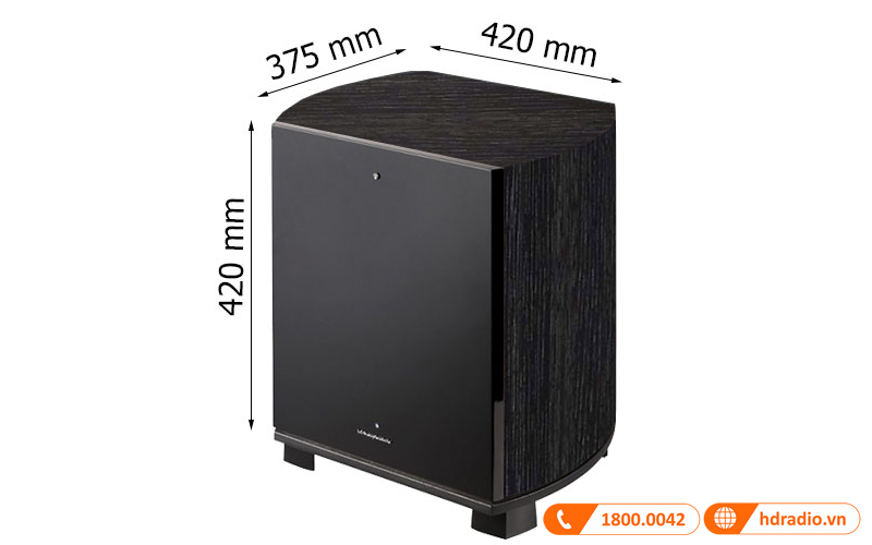 Loa Wharfedale Diamond 10.GX, Sub điện, Công suất 250W, Bass 25cm-4