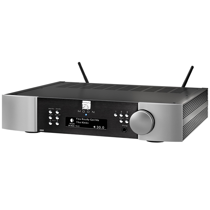 Network Player-Preamplifier-DAC Moon 390, Chip ESS DAC PRO, WiFi, Bluetooth-1