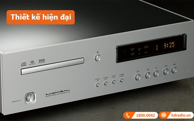 Đầu CD Luxman D-07X, OPTICAL, COAXIAL (Hỗ trợ SACD, CD, MQA-CD)-9