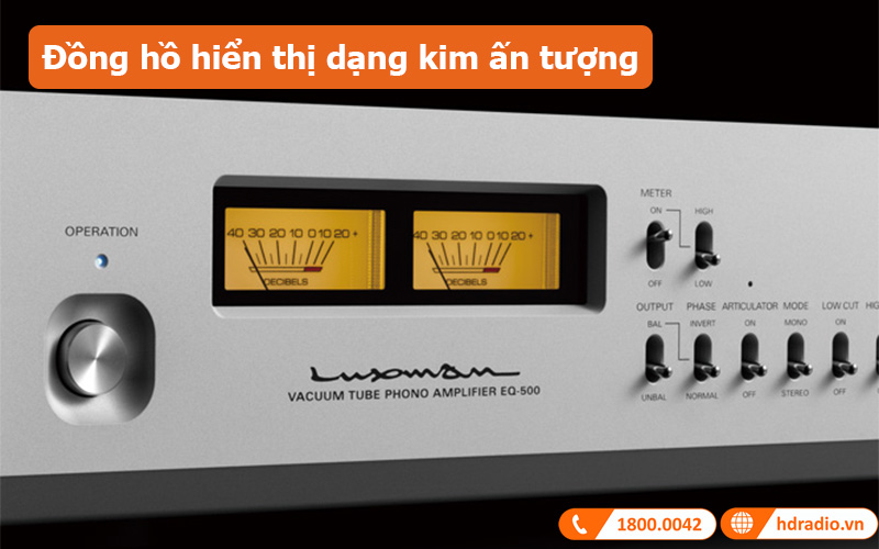 Phono Preamply Đèn Luxman EQ-500-8
