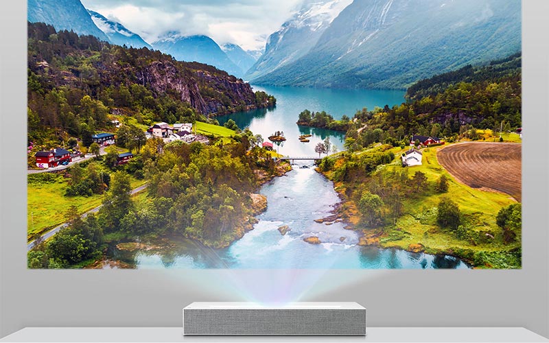 Máy Chiếu 4K Siêu Gần LG HU85LG-1