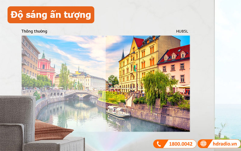 Máy Chiếu 4K Siêu Gần LG HU85LG-6