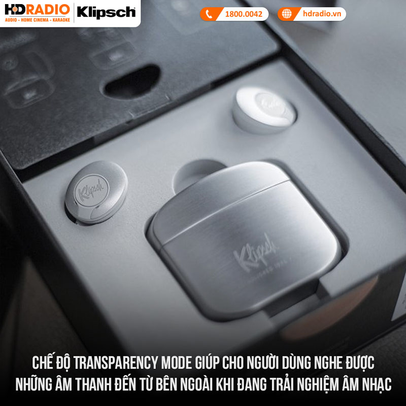 Tai Nghe Klipsch T5 II True Wireless (Không Dây, Pin 8 Giờ, IP67, Bluetooth 5.0)-2