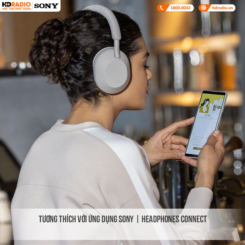 Tai Nghe Sony WH-1000XM5 (Chụp Tai, Chống Ồn, Pin 40 Giờ, Bluetooth 5.2)-10