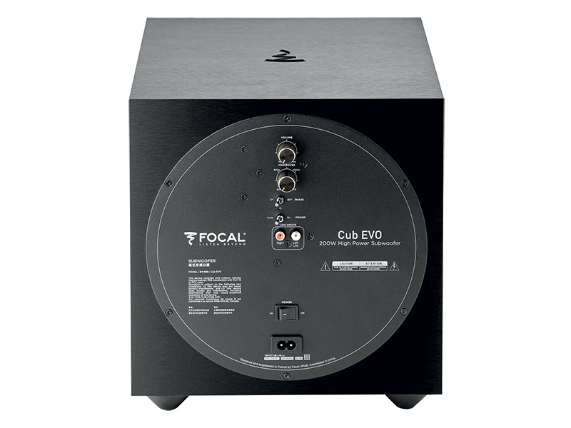 Loa Sub Focal Cub EVO, Sub điện, Bass 20cm, 200W-3