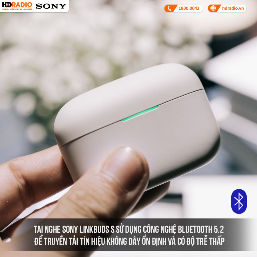 Tai Nghe Sony LinkBuds S (Không Dây, Chống Ồn, Pin 6 Giờ, IPX4, Bluetooth 5.2)-7