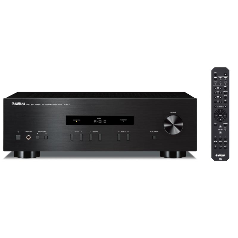 Amply Yamaha A-S201, 2 Kênh, 100W/CH(8Ohm), Cổng kết nối điện thoại-2