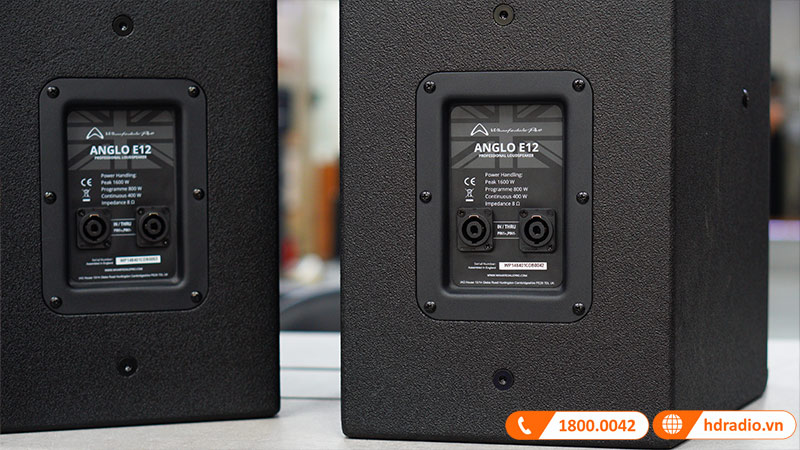Loa Wharfedale ANGLO E12, Bass 30cm, công suất 400W, Từ Neo-9