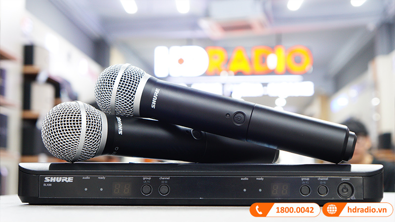 Micro không dây Shure BLX88/PG58, công nghệ QuickScan-1