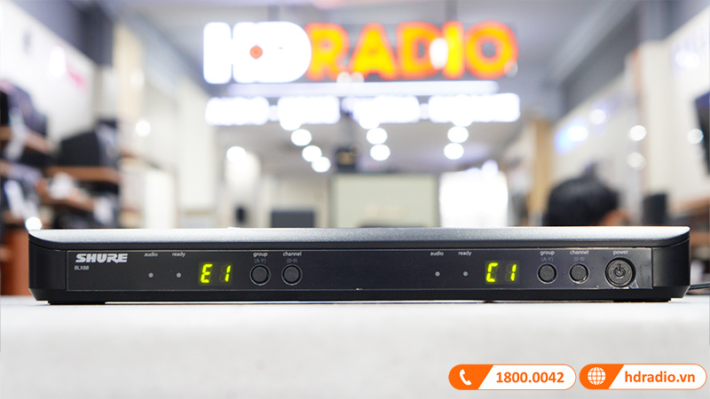 Micro không dây Shure BLX88/PG58, công nghệ QuickScan-4