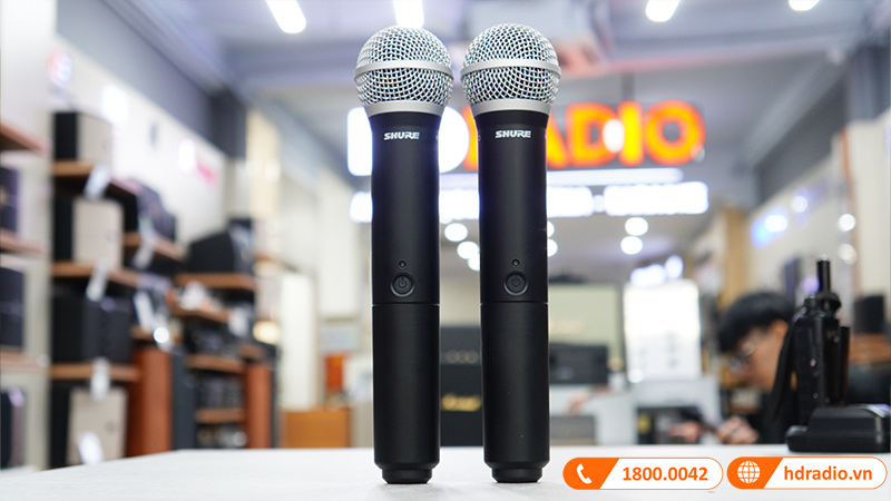 Micro không dây Shure BLX88/PG58, công nghệ QuickScan-6