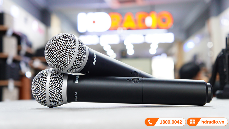 Micro không dây Shure BLX88/PG58, công nghệ QuickScan-10