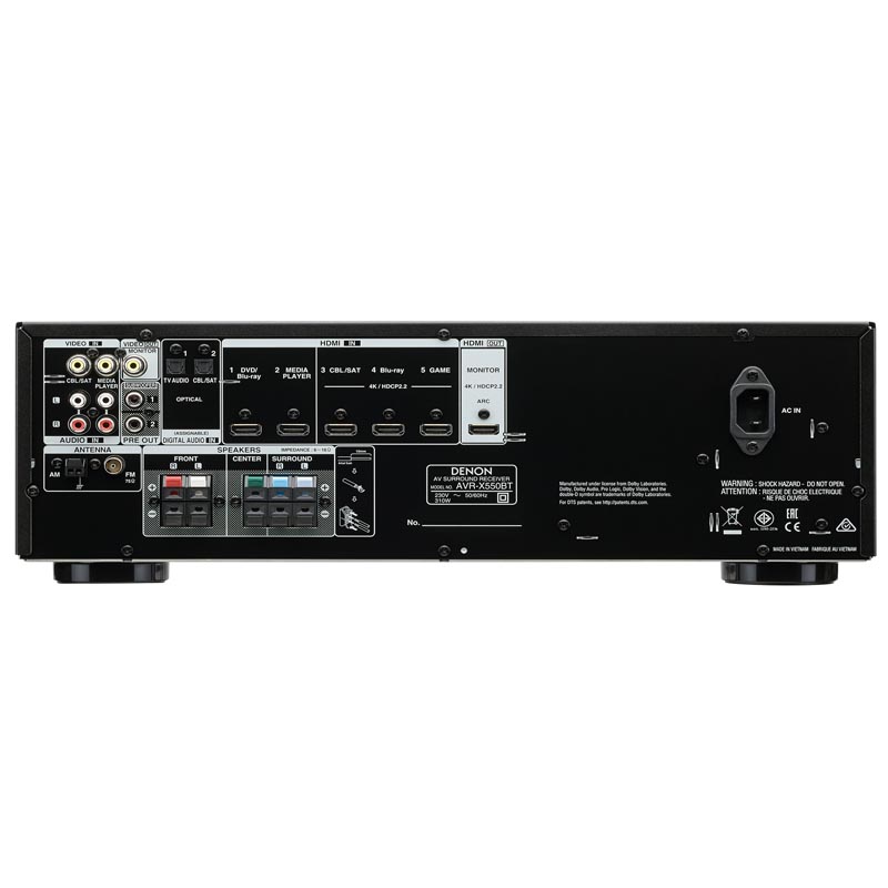 Amply Denon AVR X550BT-3