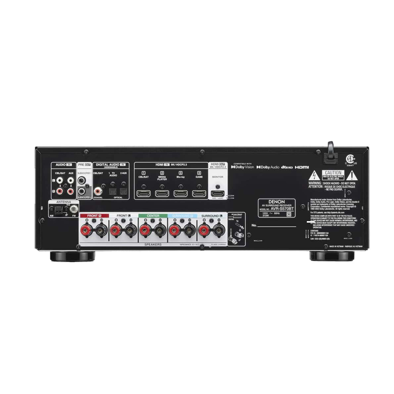 Amply Denon AVR-S570BT-2