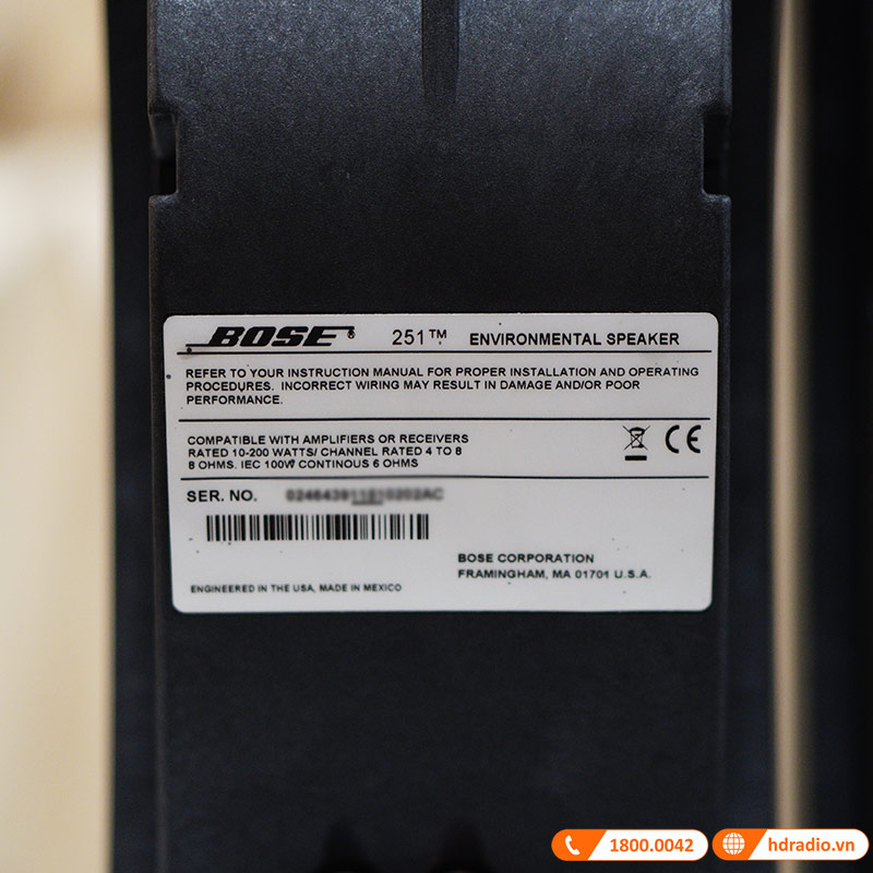 Loa BOSE 251, Bass 13.3cm, 6Ohm-15