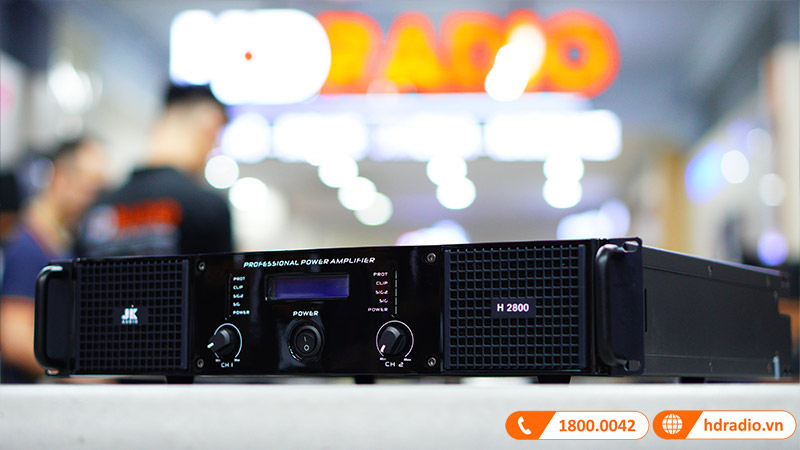 Cục Công Suất JKAudio H2800, 800W x 2 Kênh, Class H-1