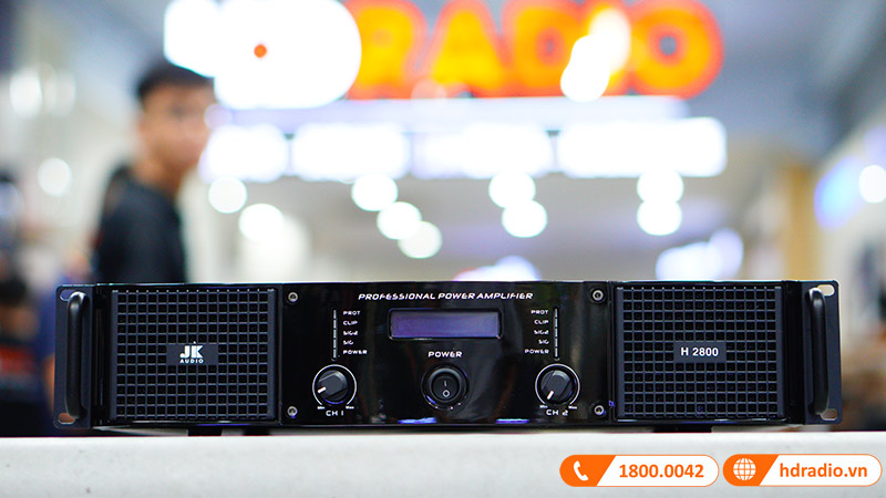 Cục Công Suất JKAudio H2800, 800W x 2 Kênh, Class H-2
