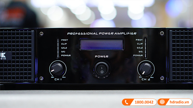Cục Công Suất JKAudio H2800, 800W x 2 Kênh, Class H-6