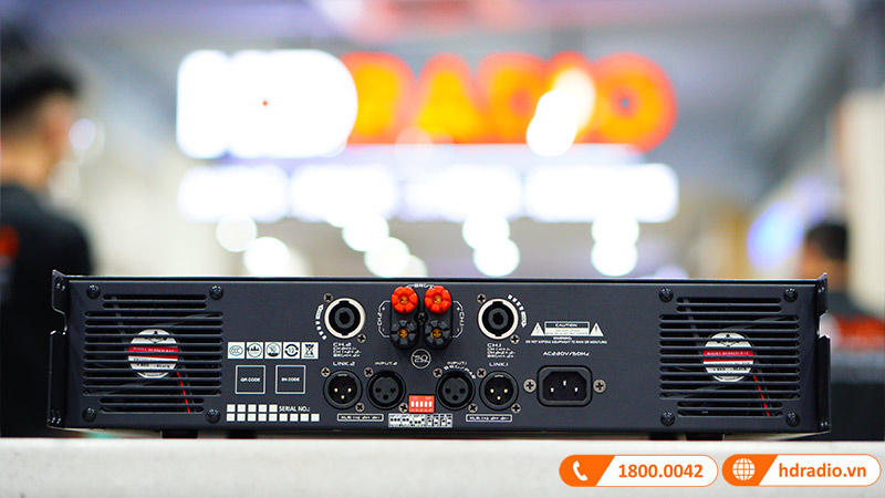 Cục Công Suất JKAudio H2800, 800W x 2 Kênh, Class H-7