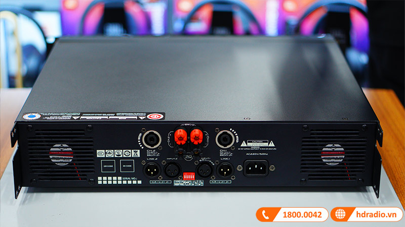 Cục Công Suất JKAudio H2800, 800W x 2 Kênh, Class H-8