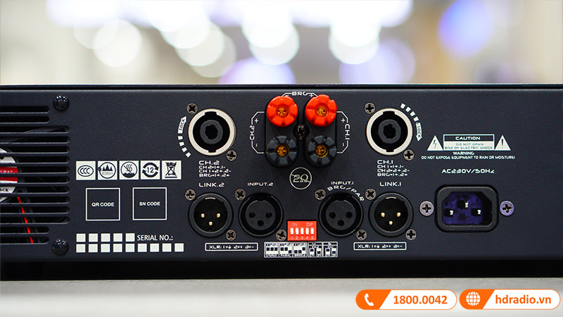 Cục Công Suất JKAudio H2800, 800W x 2 Kênh, Class H-11