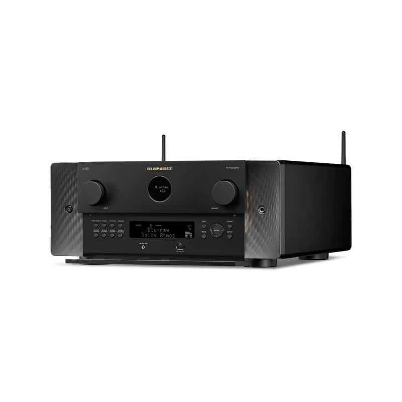 Pre Amply Marantz AV 10, Dolby Atmos (lên đến 7.1.6 hoặc 9.1.4), DTS: X và Auro-3D (lên đến 13.1)-1